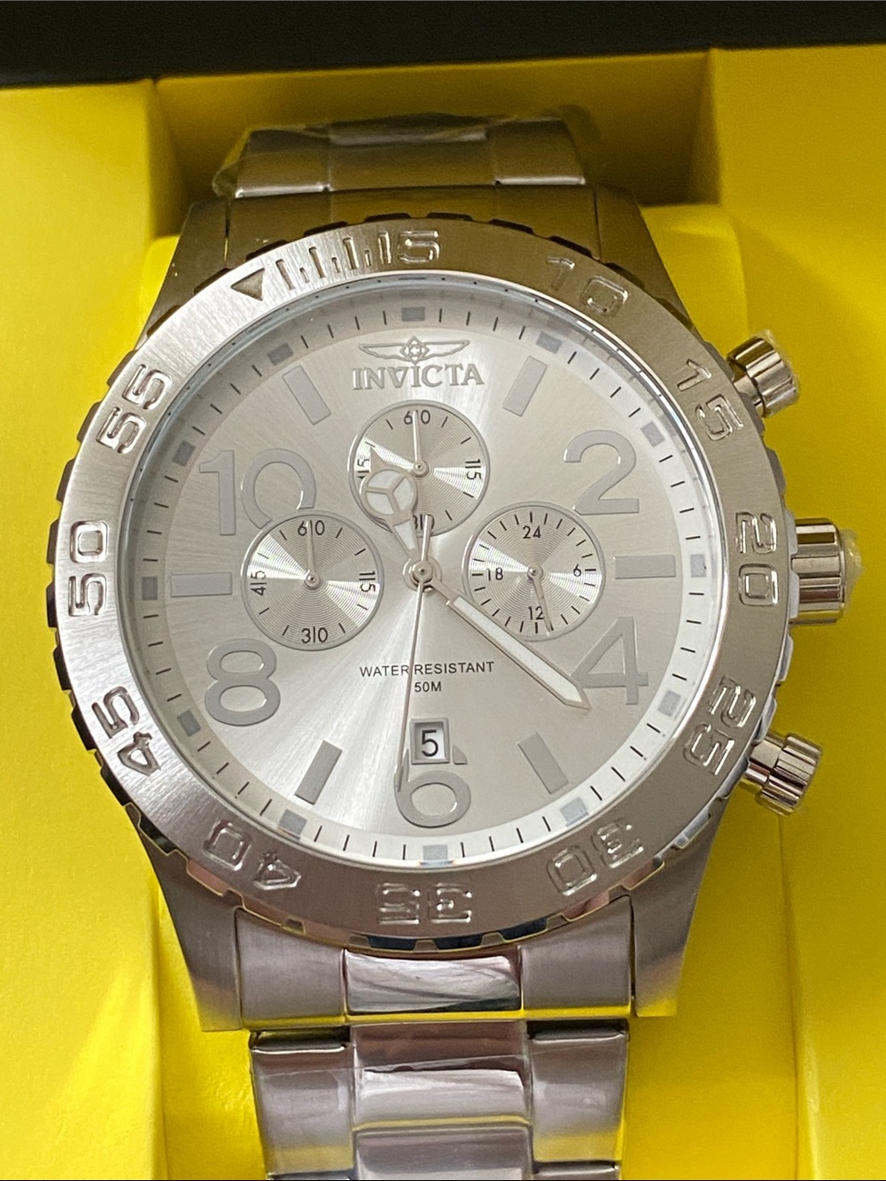Invicta NEW Specialty Pulse Men’s Watch, Stainless, 50mm